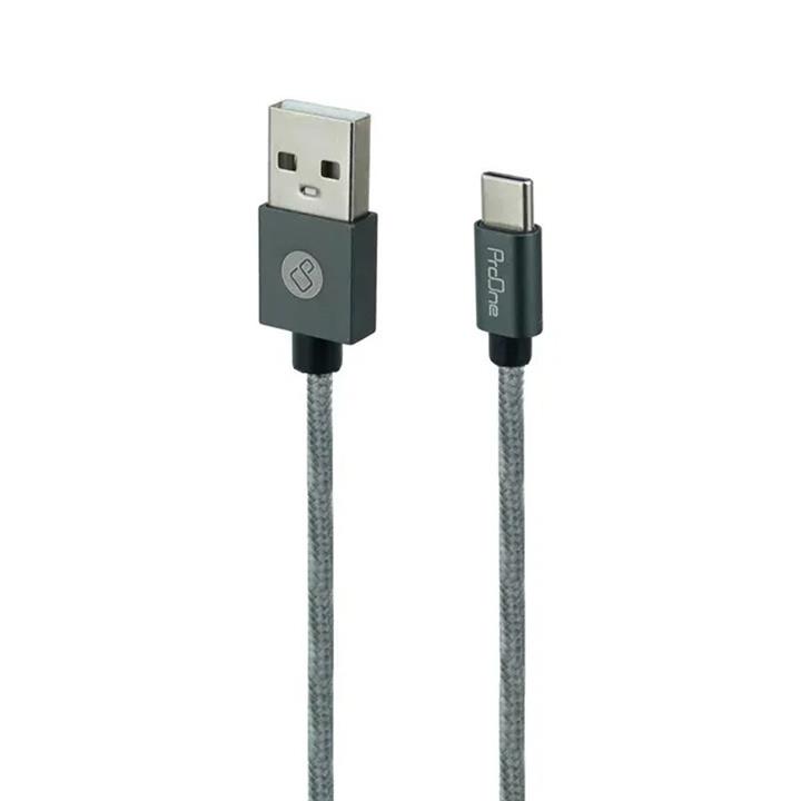 کابل تبدیل USB به USB -C پرووان مدل PCC185 طول 2 متر ProOne PCC185 USB To USB-C Cable 2M